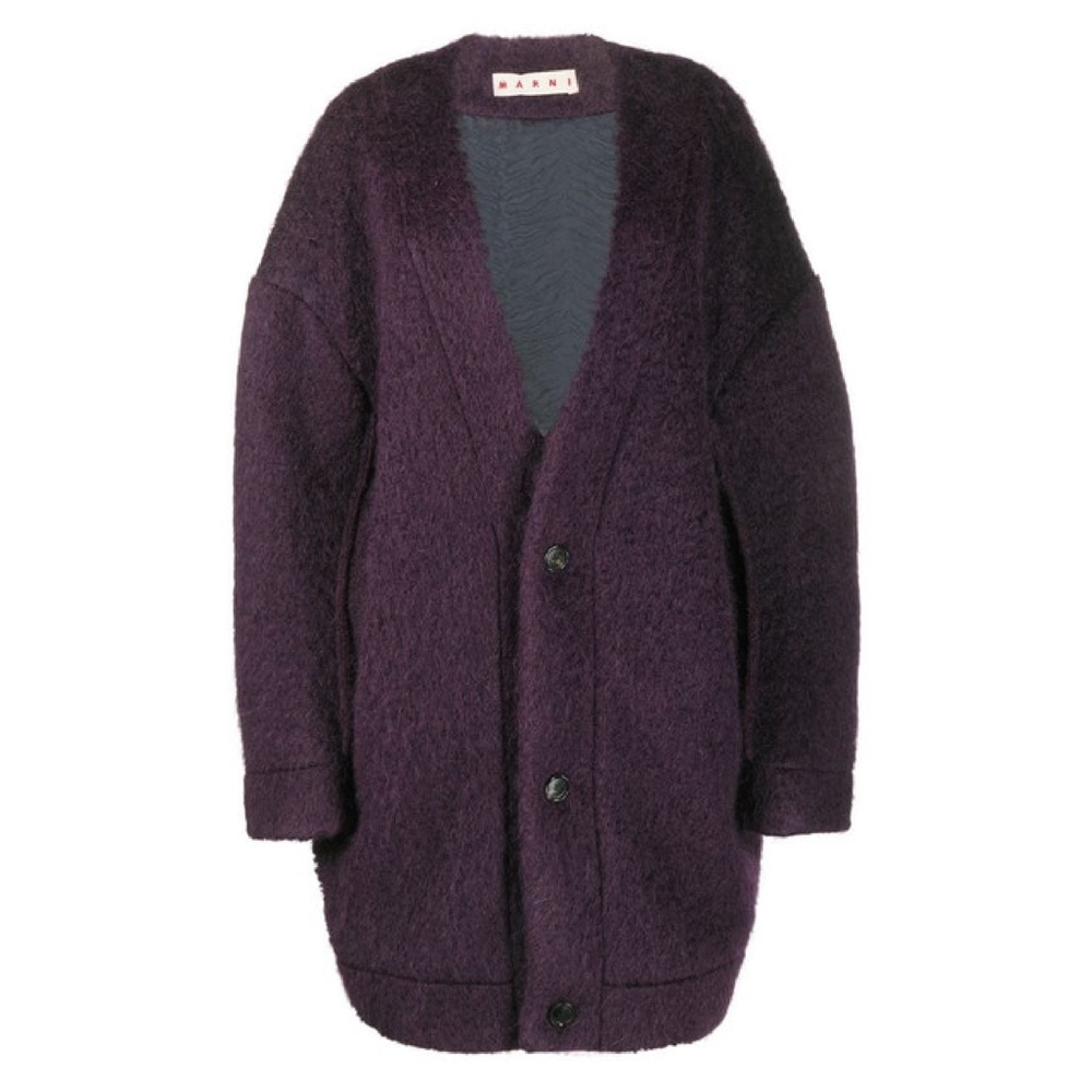 MARNI mohair cocoon jacket